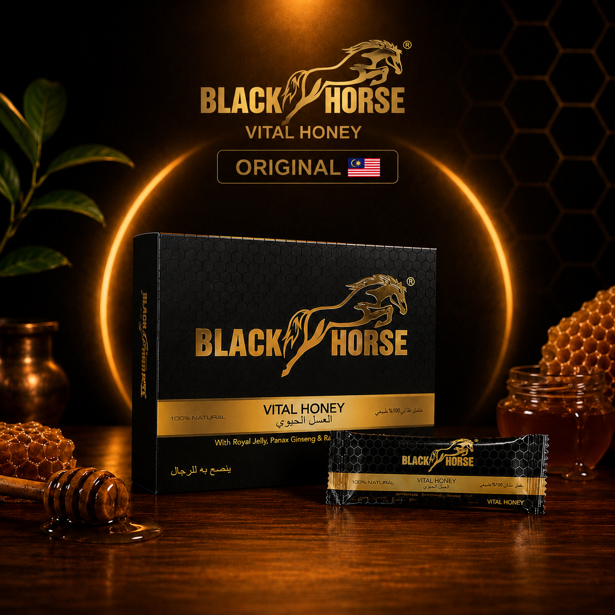 Black Horse Para Hombre